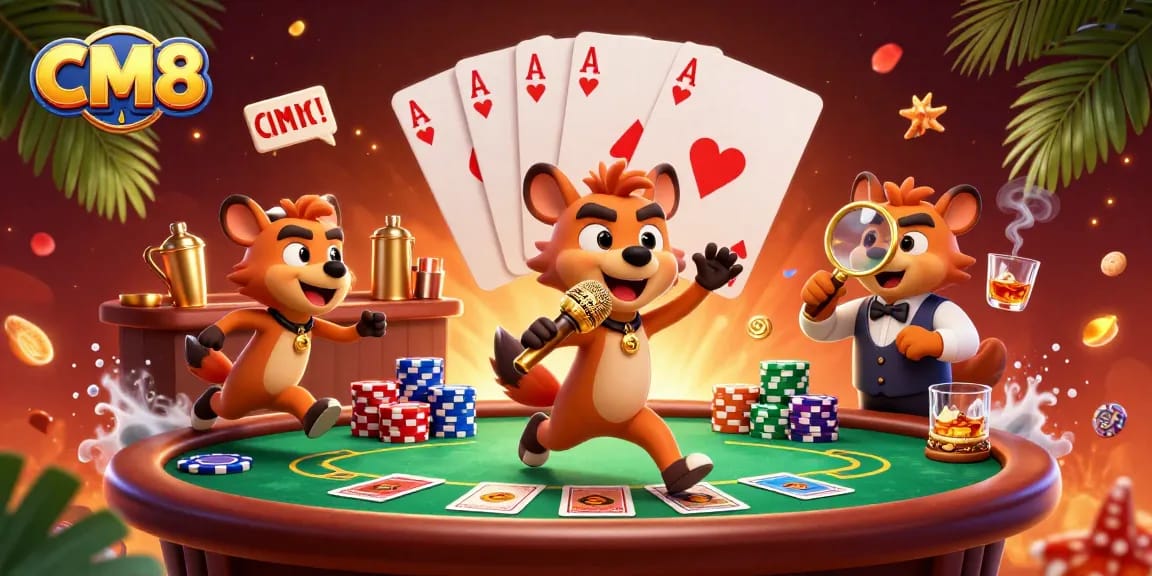 Experience thrilling gameplay and fun at CM8, the vibrant comedy casino scene.