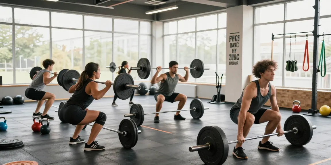 Lebendige Szene aus einem Fitnessstudio, die Bodybuilder in Aktion zeigt und den Fokus von Anabolika Shop Deutschland auf Muskelwachstum betont.