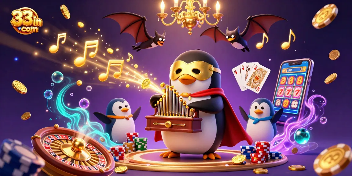 Experience thrilling wins at 33win com with golden coins, roulette, and vibrant casino elements.