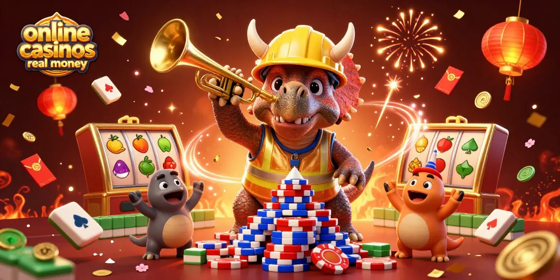 Engage with players at online casinos real money with vivid slot games and celebratory characters.