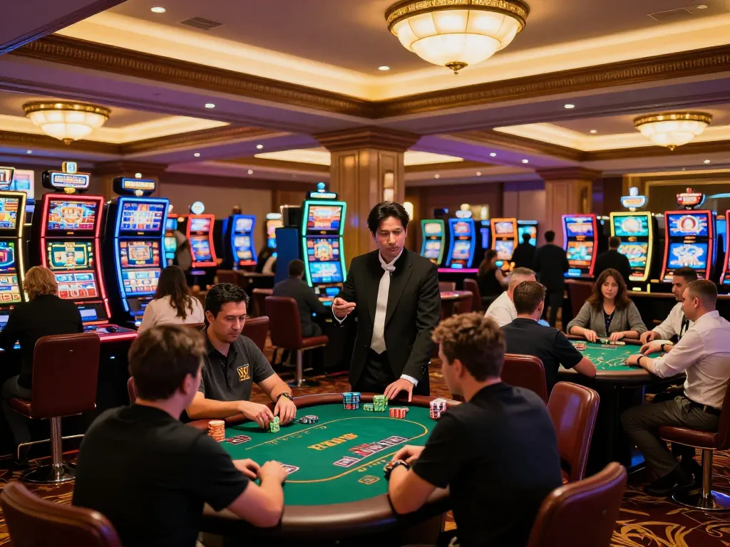 Players enjoying high-stakes poker at Nhà Cái SC88 uy tín casino, showcasing strategic gameplay.