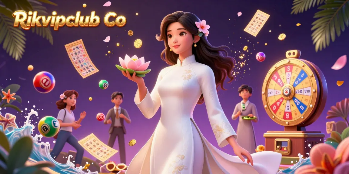 Engage with Rikvipclub Co's vibrant lottery experience featuring dynamic elements and colorful excitement.
