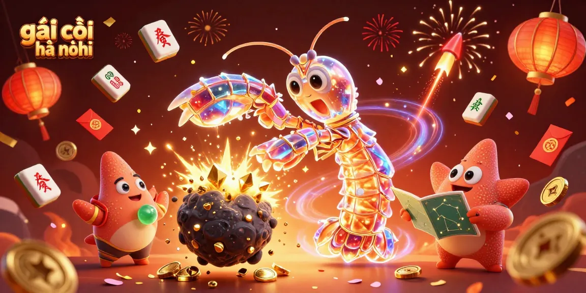 Hình ảnh mô tả gái gọi Hà Nội trong không gian lấp lánh với nhiều yếu tố đánh bạc hấp dẫn.