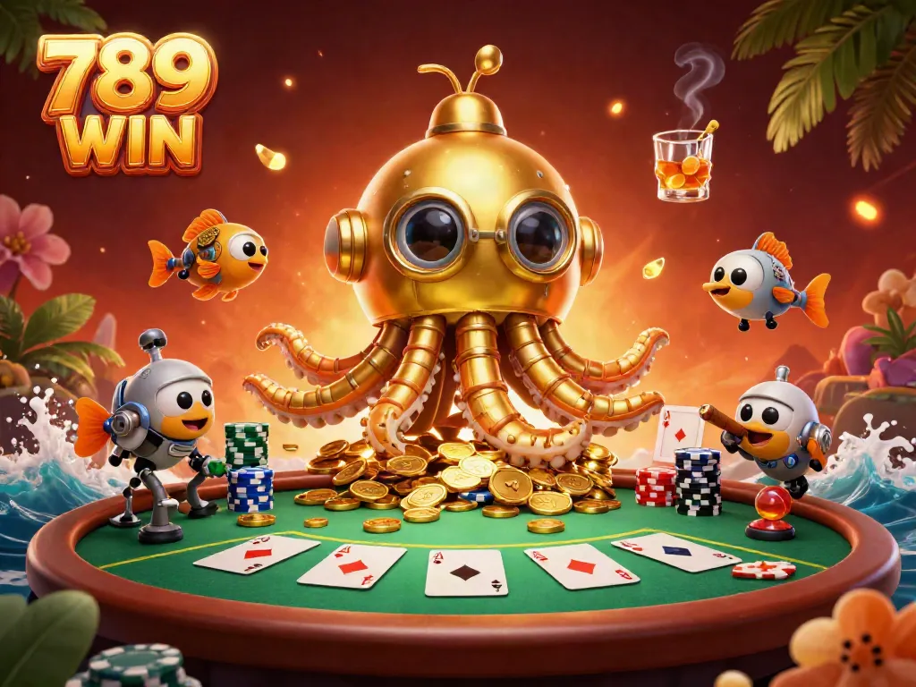 Engage in thrilling action at 789 WIN with vibrant poker-themed adventure-packed visuals.