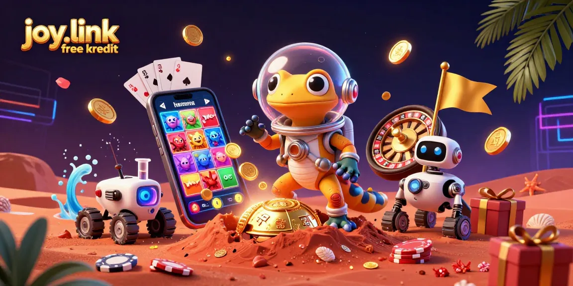 Experience the thrills with joy.link free kredit in a vibrant Martian casino scene.