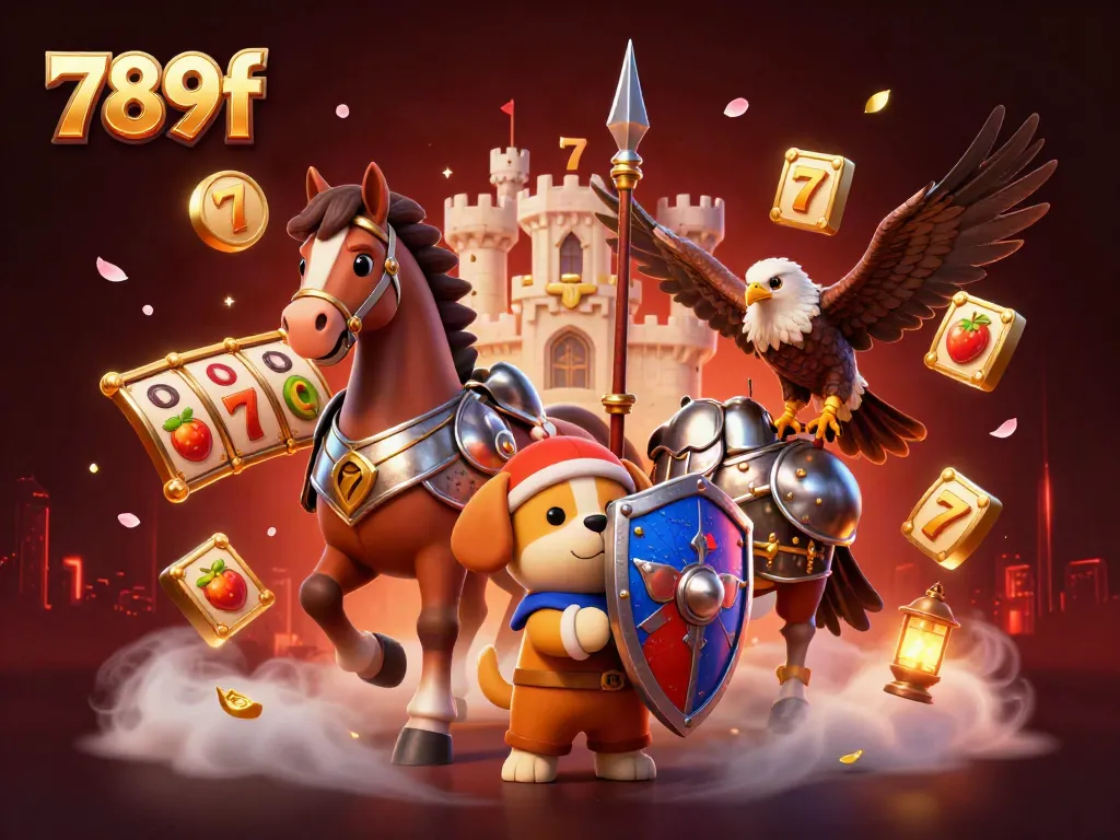 Experience thrilling gaming with 789f's vibrant 3D characters in a casino scene full of action.