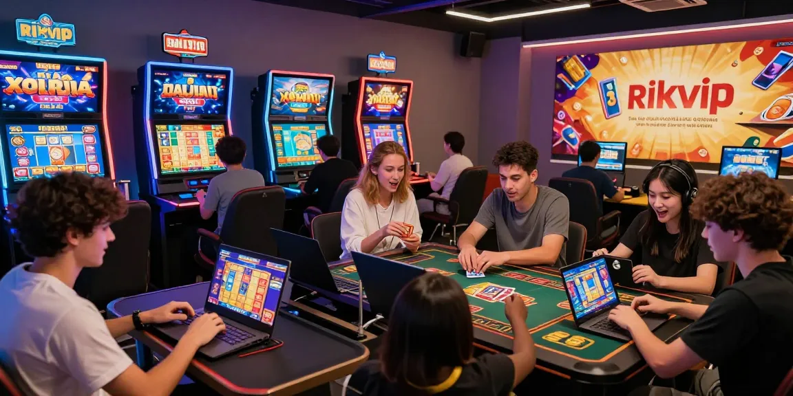 Exciting multiplayer gaming session on rikvip with diverse players enjoying card games.